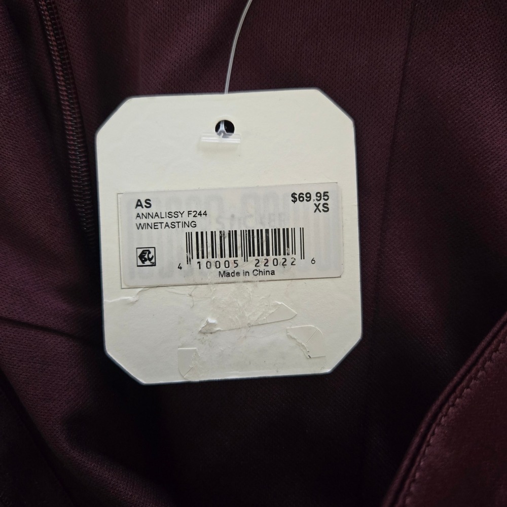 NWT Altar'd State Strapless Mini Dress Burgundy Purple Satin XS - Picture 4 of 11